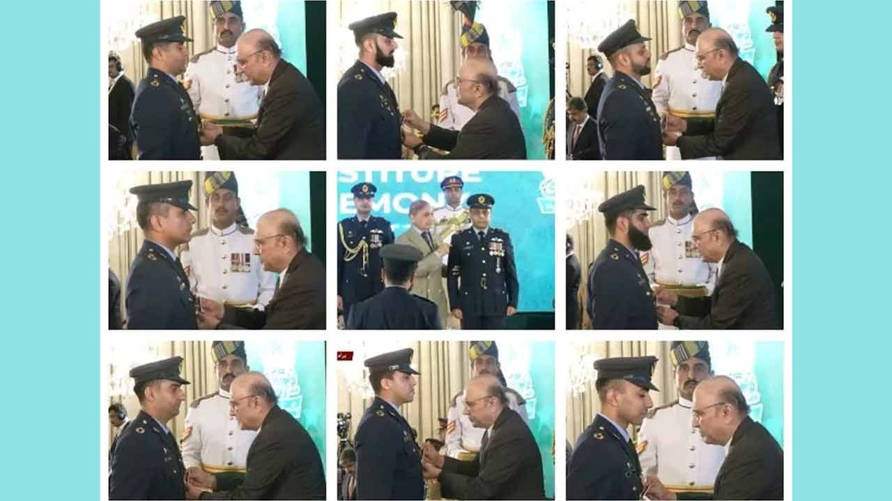 ভারতীয় যুদ্ধবিমান ধ্বংসে সর্বোচ্চ পদক পেলেন পাকিস্তানি পাইলটরা